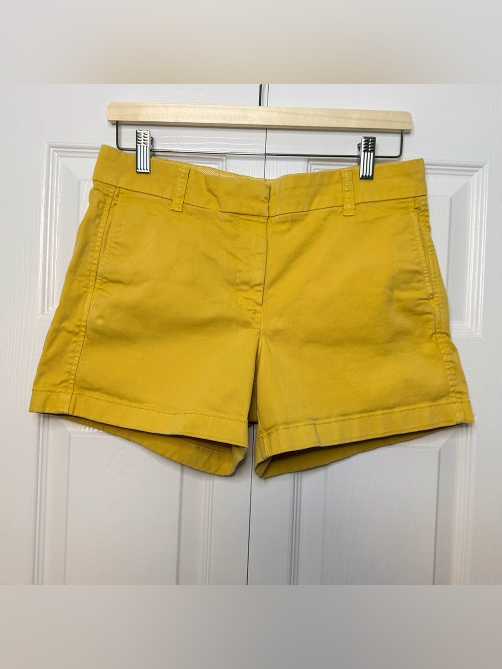 J. Crew Bright Yellow Cotton Chino Shorts